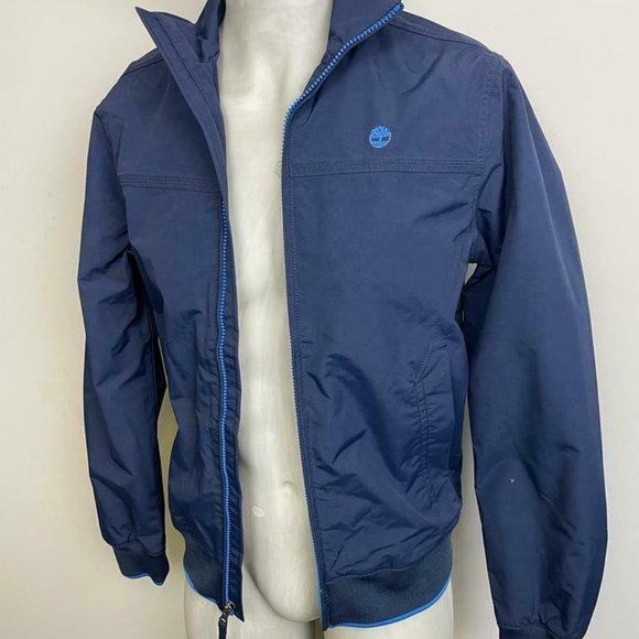 Blue Fleecelined Waterproof Jacket Mens 